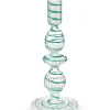 kynttilänjalka Swirl Light Blue S 20 cm>Pip Studio Best