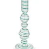 Pip Studio Lyhdyt Ja Kynttilänjalat|kynttilänjalka Swirl Light Blue M 22 cm