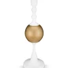 kynttilänjalka Metal Sphere 37 cm White-Gold>Pip Studio Best