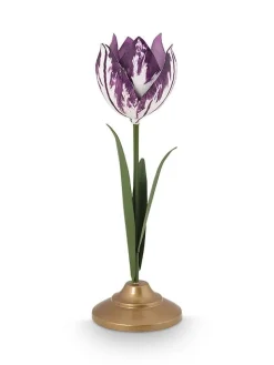 kynttilänjalkasetti Metal Lilac><noscript><img width=