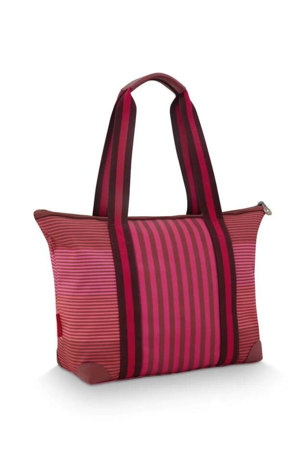 Pip Studio Laukut Ja Kassit|laukku Tilda Medium Stripe Pink 47x17x37 cm