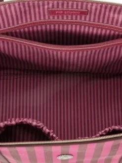 Pip Studio Laukut Ja Kassit|laukku Tilda Medium Stripe Pink 47x17x37 cm