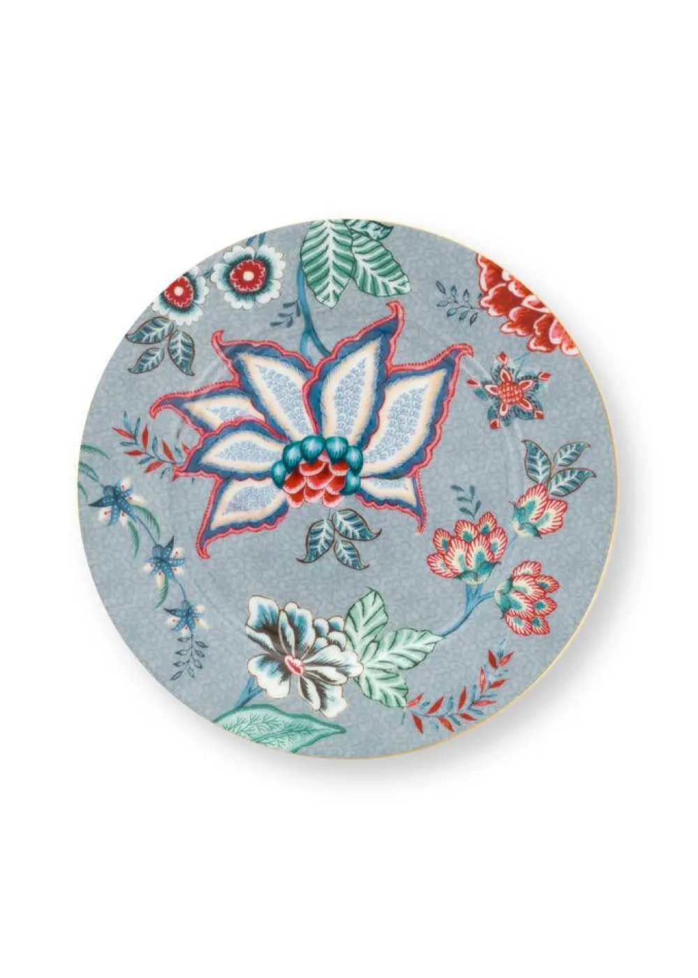 lautanen Flower Festival 17 cm Light Blue>Pip Studio Online