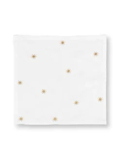 Pip Studio Keittiötekstiilit|lautasliina Embroidery Stars Gold 40x40 cm 2kpl