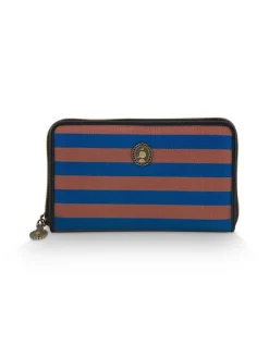 Pip Studio Lompakot|lompakko Willow Wallet Stripe 18x3x11 cm Blue