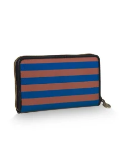 Pip Studio Lompakot|lompakko Willow Wallet Stripe 18x3x11 cm Blue