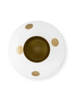 maljakko Metal Dots 32 cm White-Gold><noscript><img width=