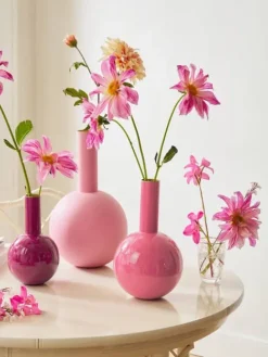 maljakko Metal Medium Pink 33 cm><noscript><img width=