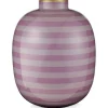 maljakko Metal Stripes 32 cm Lilac>Pip Studio New