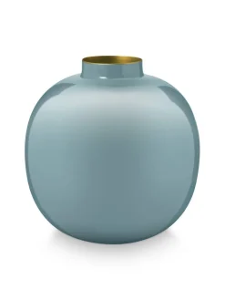 maljakko Metal 23 cm Light Blue>Pip Studio Clearance
