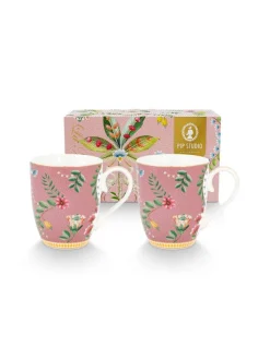 Pip Studio Astiat|muki La Majorelle 350 ml 2kpl Pink