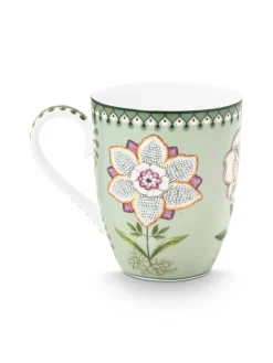 Pip Studio Astiat|muki Lily&Lotus 350 ml Light Green