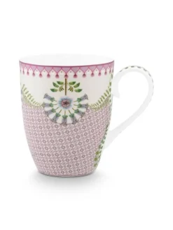 muki Lily&Lotus Tiles 350 ml Lilac>Pip Studio Online