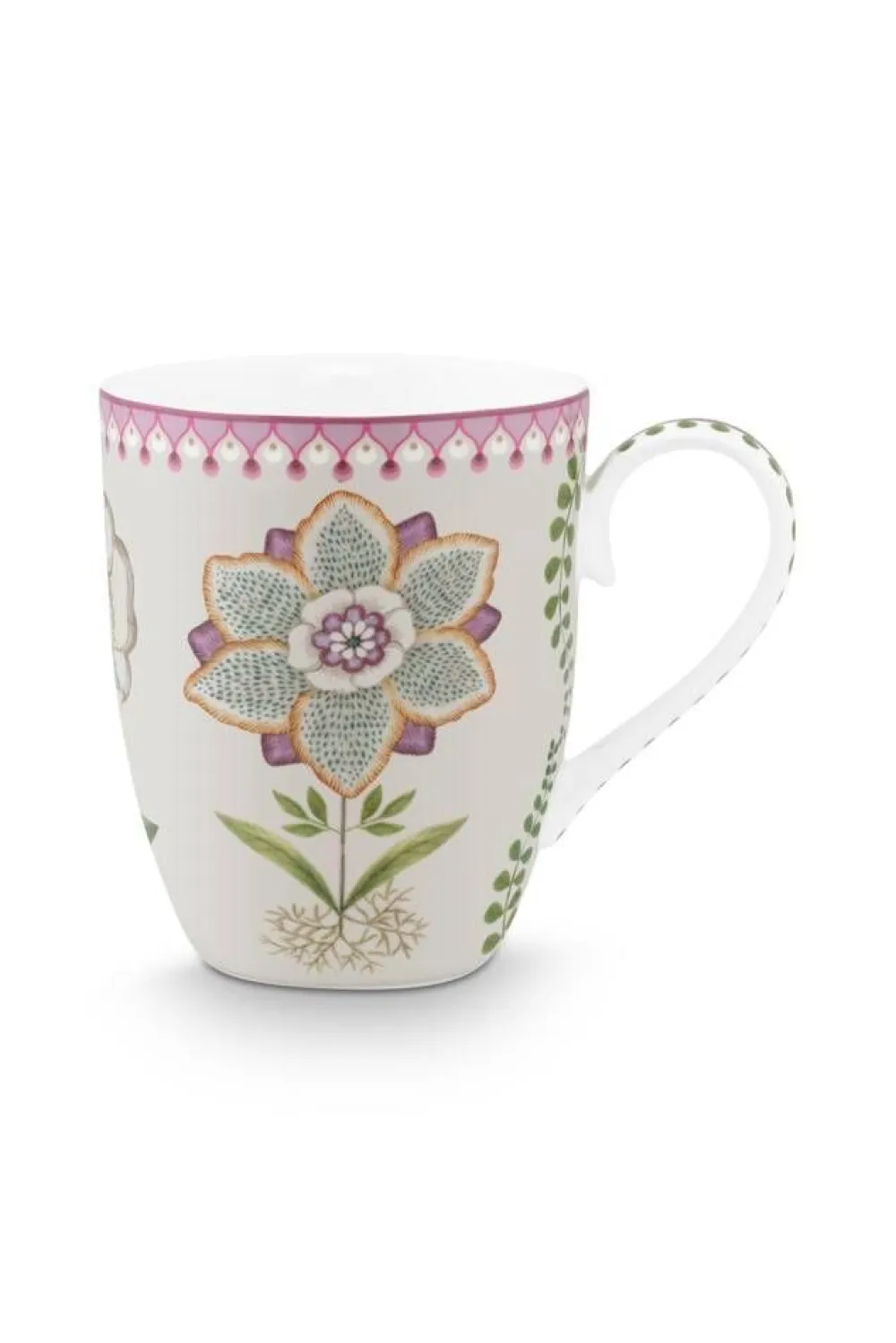 muki Lily&Lotus 350 ml Off White>Pip Studio New