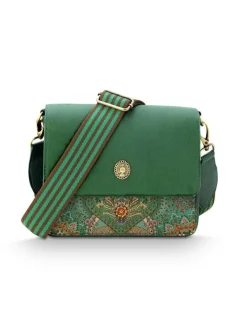 Pip Studio Laukut Ja Kassit|olkalaukku Fenna Small Jabali Green 19x6x16 cm