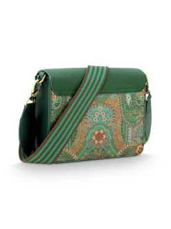 Pip Studio Laukut Ja Kassit|olkalaukku Fenna Small Jabali Green 19x6x16 cm