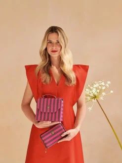 olkalaukku Frances Cross Body Bag Stripe 19x7x17,><noscript><img width=