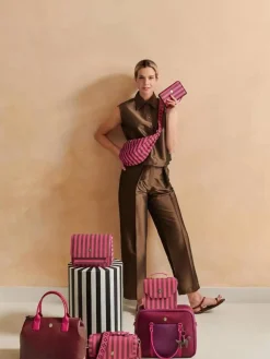 Pip Studio Laukut Ja Kassit|olkalaukku Freya Half Moon Cross Body Bag Stripe