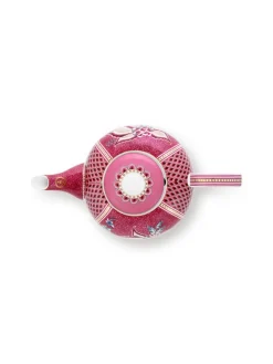 Pip Studio Juoma- Ja Baaritarvikkeet|Tarjoilu|teepannu Flower Festival 1,6 l Dark Pink