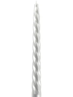 Polar kynttilät antiikkikynttilä kierteellä 23 cm metallihopea>Polar kynttilu00e4t New