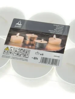 Polar kynttilät Lämpökynttilä Maxi 8 h 6 kpl>Polar kynttilu00e4t Sale