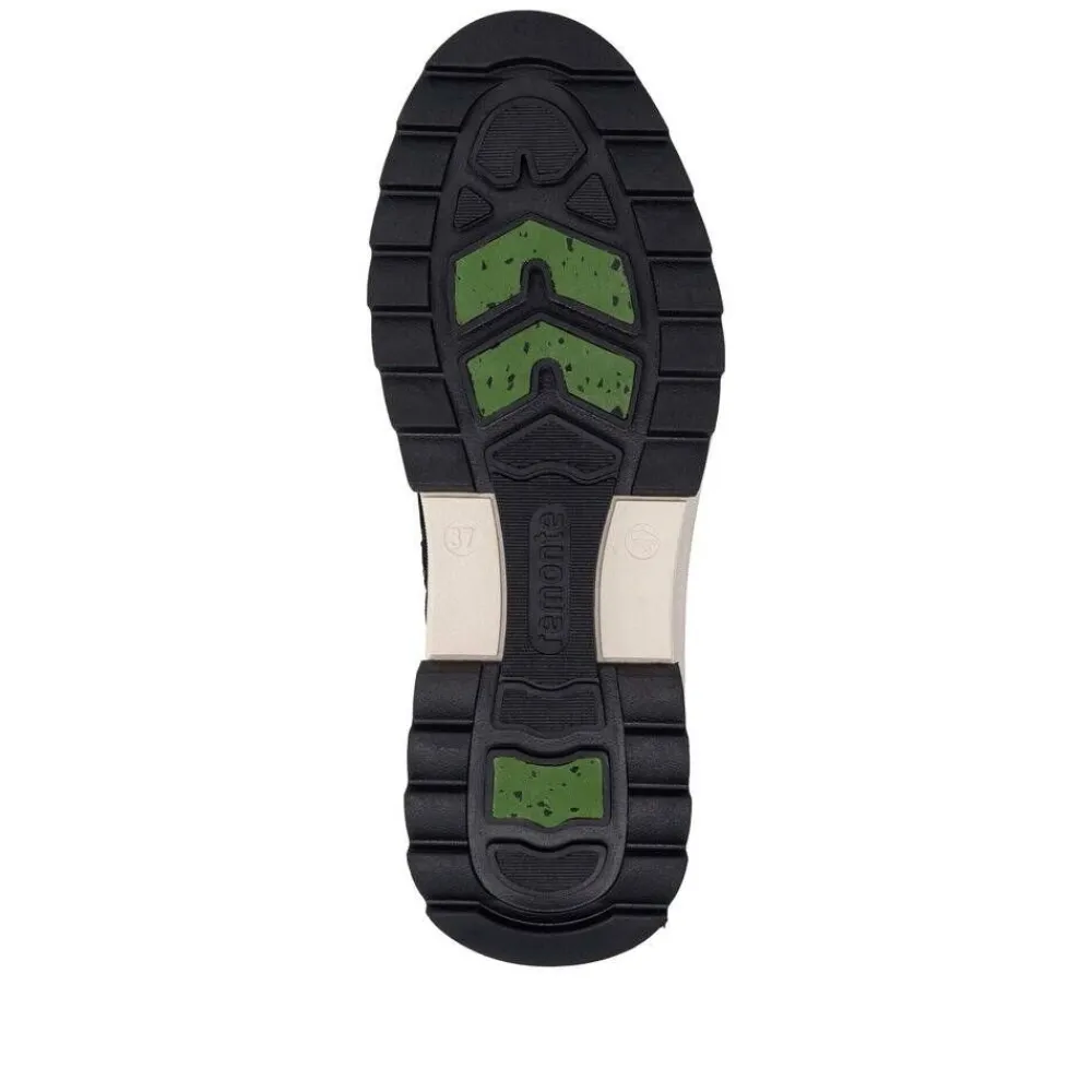 Remonte Nilkkurit|nilkkurit D2B76-03 03 Schwarz / Schwarz / Schwarz / Cotton / Schwarz