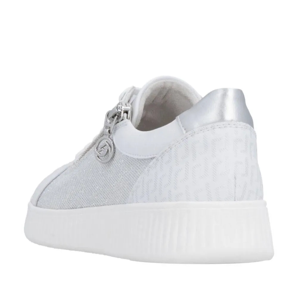 Remonte Tennarit Ja Sneakerit|tennarit D2E00-84 84 Weiss / Weiss-Silber / Weiss / Silber / Silver