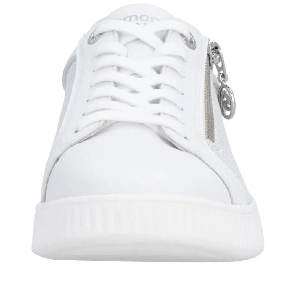 Remonte Tennarit Ja Sneakerit|tennarit D2E00-84 84 Weiss / Weiss-Silber / Weiss / Silber / Silver