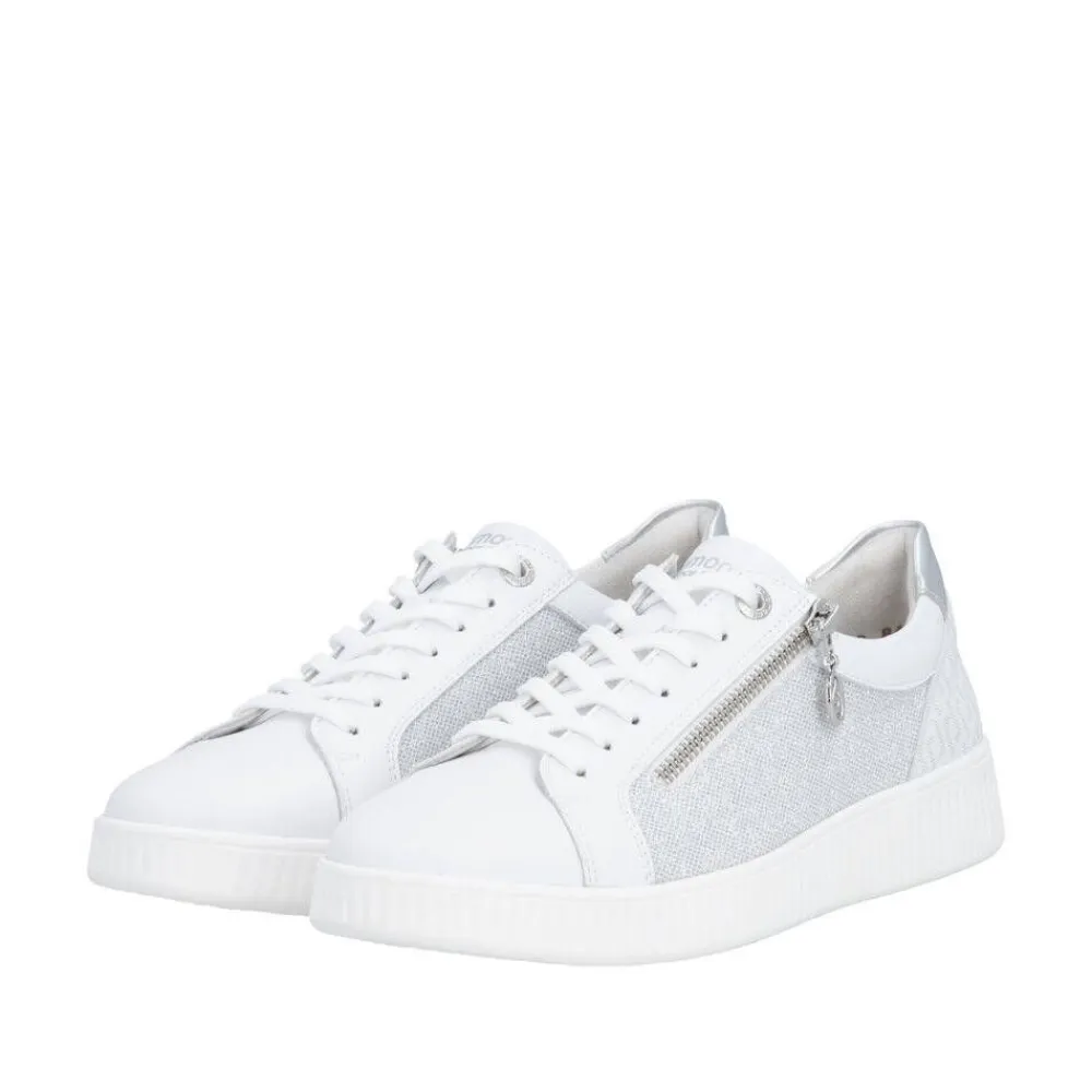 Remonte Tennarit Ja Sneakerit|tennarit D2E00-84 84 Weiss / Weiss-Silber / Weiss / Silber / Silver