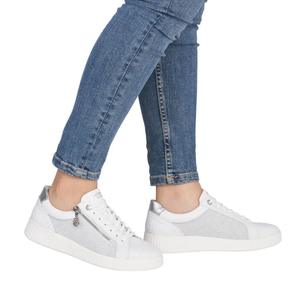 Remonte Tennarit Ja Sneakerit|tennarit D2E00-84 84 Weiss / Weiss-Silber / Weiss / Silber / Silver