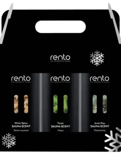 Rento Saunatarvikkeet|löylytuoksu limited edition lahjapakkaus 3 x 400 ml