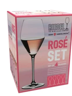 Riedel Astiat|Róse viinilasit 4 kpl