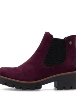 Rieker Nilkkurit|chelseat 79265-30 30 Brombeer / Schwarz