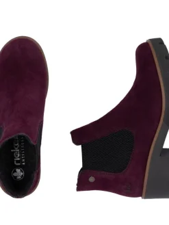 Rieker Nilkkurit|chelseat 79265-30 30 Brombeer / Schwarz