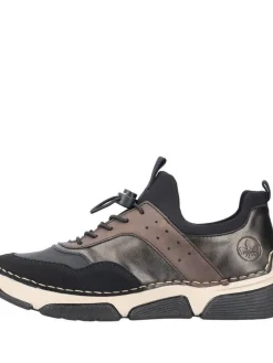 Rieker Kävelykengät|kävelykengät 45961-00 00 Schwarz / Schwarz / Antik / Schoko