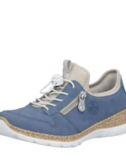 Rieker Kävelykengät|kävelykengät N42G0-14 14 Indigo / Perlcreme