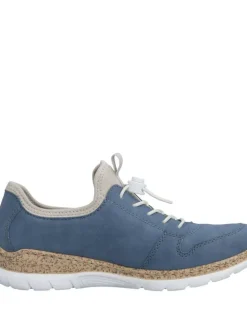 Rieker Kävelykengät|kävelykengät N42G0-14 14 Indigo / Perlcreme