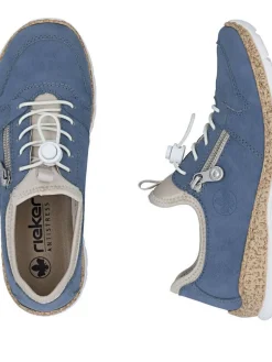 Rieker Kävelykengät|kävelykengät N42G0-14 14 Indigo / Perlcreme