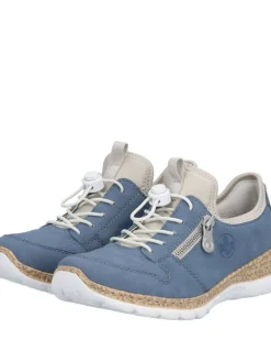 Rieker Kävelykengät|kävelykengät N42G0-14 14 Indigo / Perlcreme