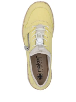 Rieker Kävelykengät|kävelykengät N42G0-68 68 Weizen / Perlcreme