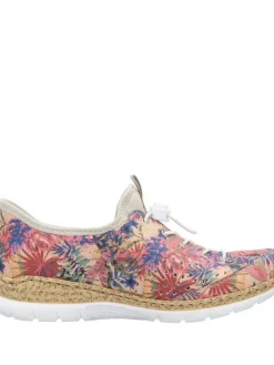 Rieker Kävelykengät|kävelykengät N42V3-90 90 Rosa-Jungle / Ginger