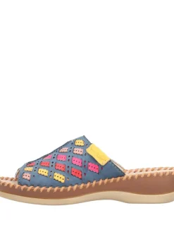 Rieker Sandaalit|pistokkaat 61336-90 90 Royal / Rosso / Gelb / Darkrose / Fuchsia