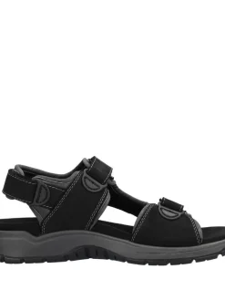 Rieker Sandaalit|sandaalit 26951-00 00 Schwarz / Rauch