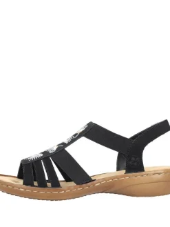Rieker Sandaalit|sandaalit 60875-00 00 Schwarz