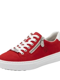Rieker Tennarit Ja Sneakerit|Kävelykengät|tennarit L59L1-33 Scarlet Weiss Flamme 33 Scarlet/weiss/flamme