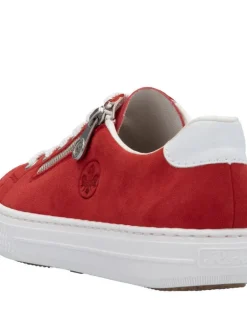 Rieker Tennarit Ja Sneakerit|Kävelykengät|tennarit L59L1-33 Scarlet Weiss Flamme 33 Scarlet/weiss/flamme