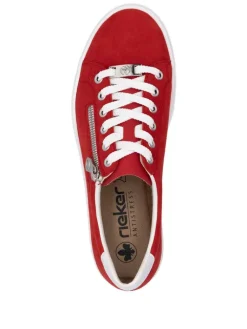 Rieker Tennarit Ja Sneakerit|Kävelykengät|tennarit L59L1-33 Scarlet Weiss Flamme 33 Scarlet/weiss/flamme