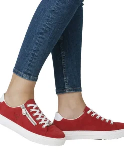 Rieker Tennarit Ja Sneakerit|Kävelykengät|tennarit L59L1-33 Scarlet Weiss Flamme 33 Scarlet/weiss/flamme