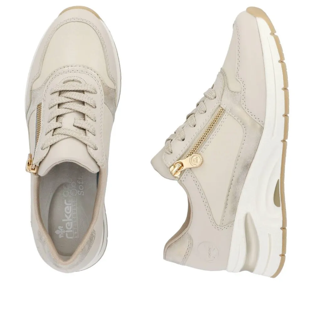 Rieker Tennarit Ja Sneakerit|Kävelykengät|tennarit N9301-60 60 Perle / Pebble / Muschel