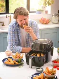 kiertoilmakypsennin Airfryer SatisFry Medium 4L 27160-56><noscript><img width=